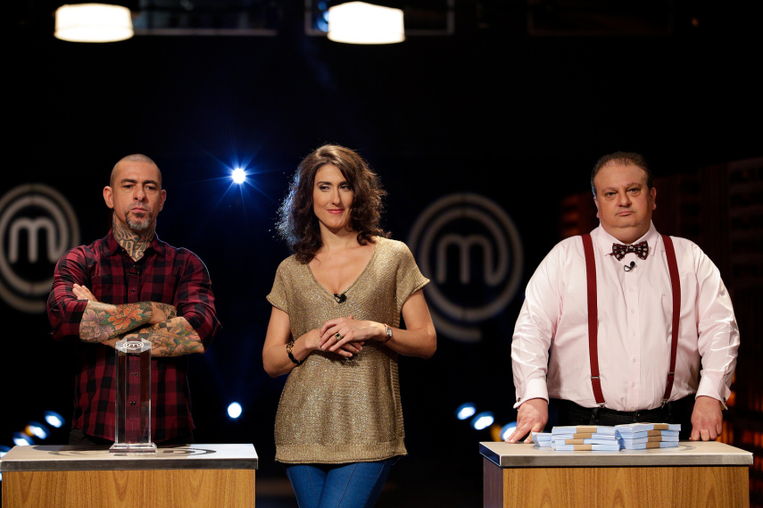 Henrique Fogaça, Paola Carosella e Erick Jacquin 