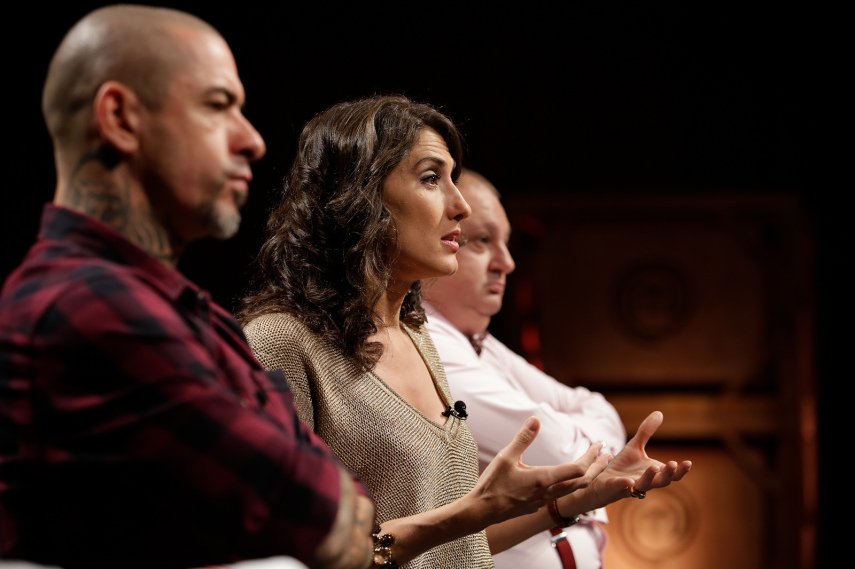 Henrique Fogaça, Paola Carosella e Erick Jacquin 