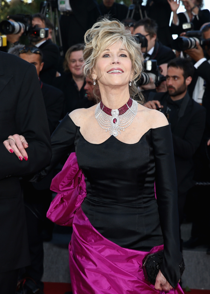 Jane Fonda, diva maravilhosa, vencedora de dois Oscars, e...