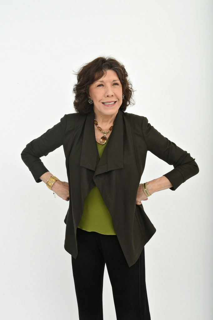 ...a outra maravilhosa Lily Tomlin, vencedora de dois Tony Awards, o Oscar do Teatro