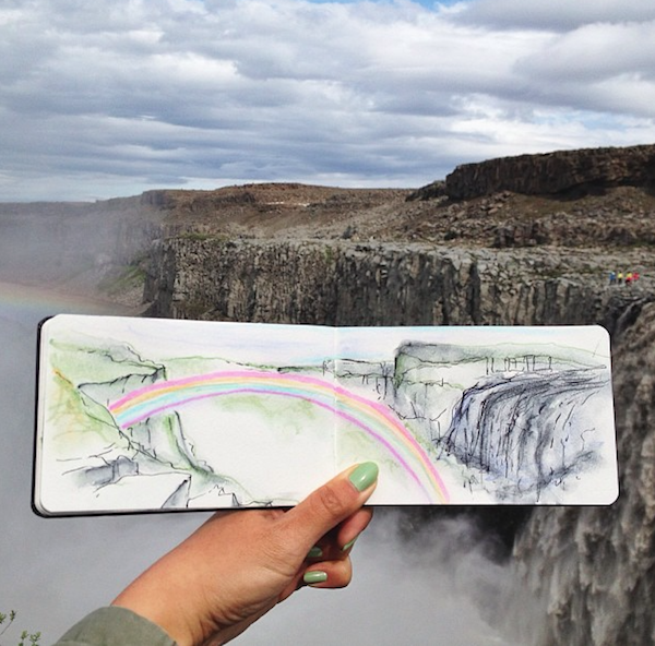 Dettifoss, na Islândia