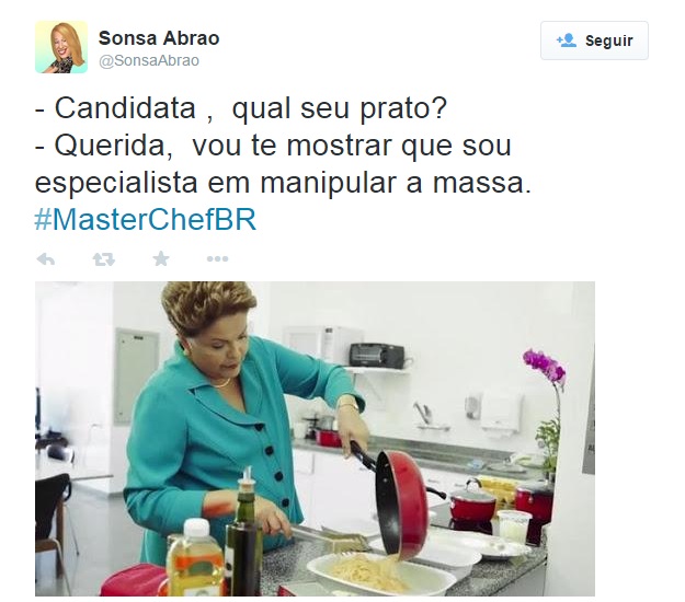 Dilmão só cozinha massa 