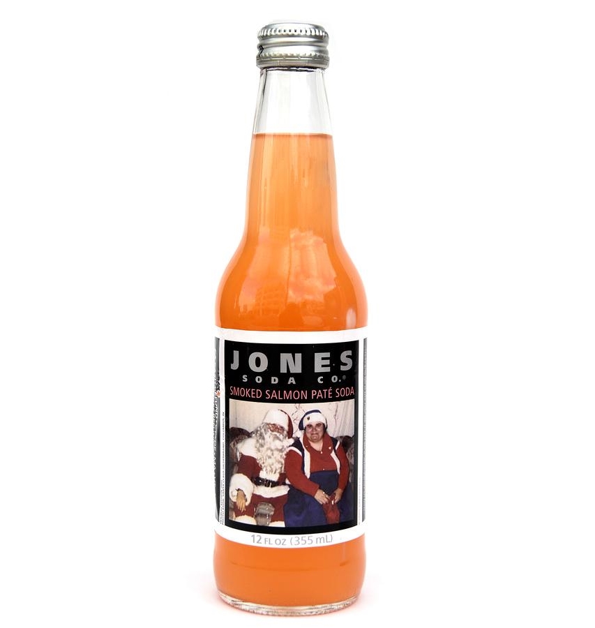 Vai um cheirinho de peixe na sua bebida? Se fosse só isso, seria ok. Dizem que esse refrigerante da Jones é beeem salgado e que o gosto é beeeem estranho
