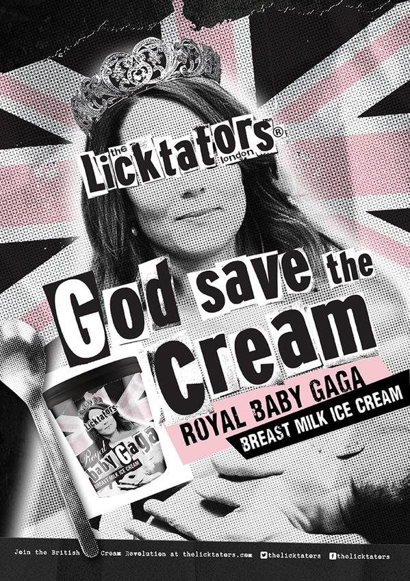 Empresa lança sorvete de leite materno com o rosto de Kate Middleton