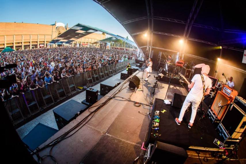 Bomba Estereo no Sónar, no terceiro dia de festival em Barcelona