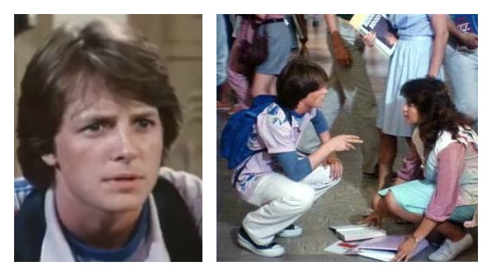 Michael J. Fox estrelou esta comédia estudantil, antes de virar o astro mundial com a trilogia "De Volta para o Futuro" (que também mostra o ambiente escolar)