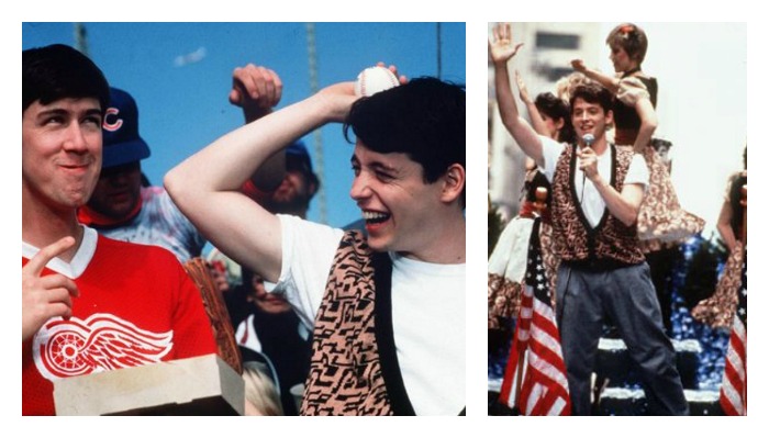 Sem falar na obra-prima de Hughes, o filme estrelado por Ferris Bueller (Matthew Broderick), um mestre na arte de cabular aulas!