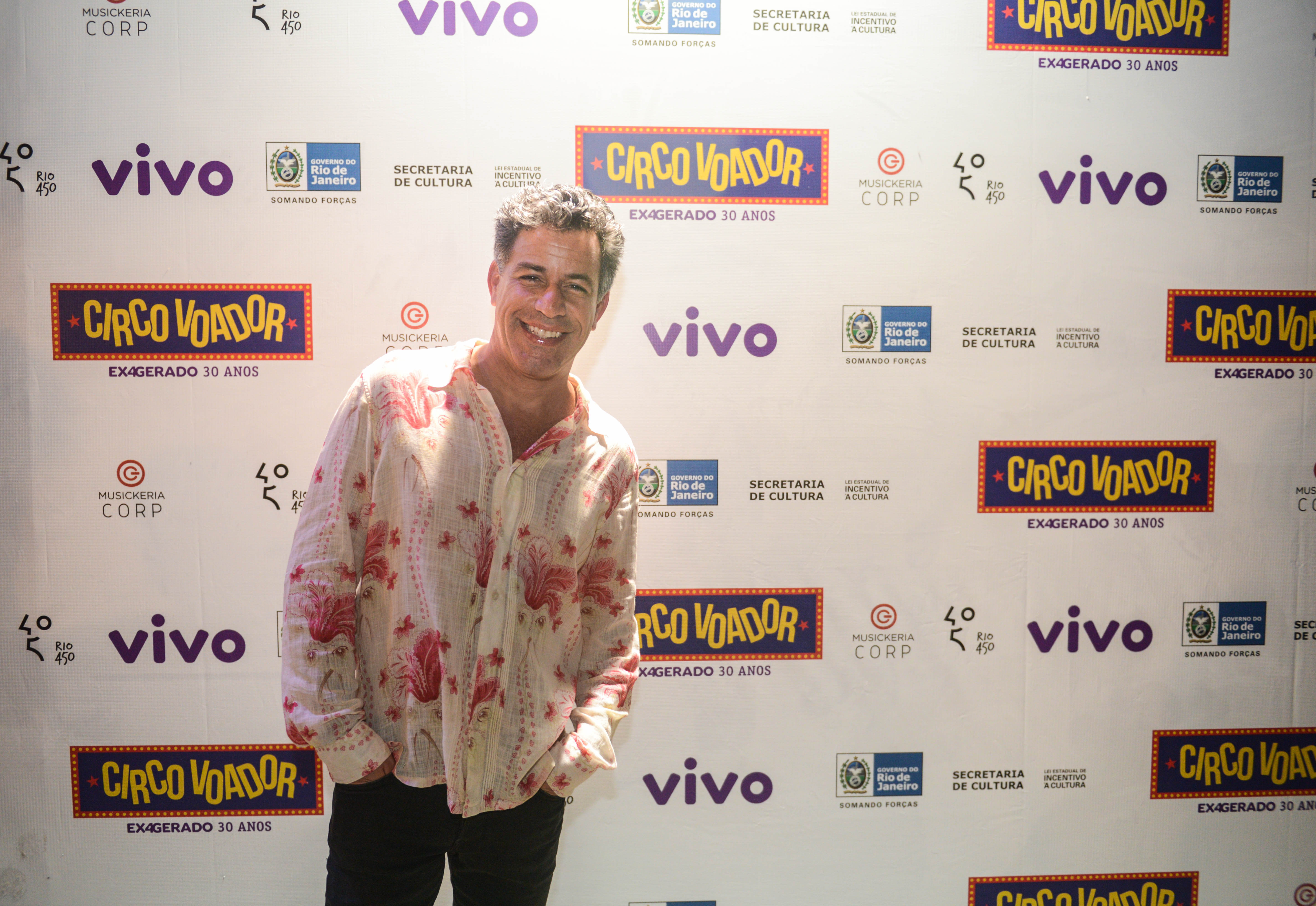O empresário e produtor Luiz Calainho. Circo Voador volta com sua lona original à Praia do Arpoador no projeto Exagerado 30 anos.