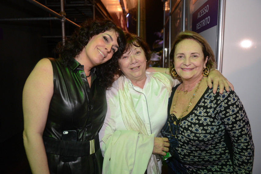 Paula Lavigne, Maria Juçá e Lucinha Araújo. Circo Voador volta com sua lona original à Praia do Arpoador no projeto Exagerado 30 anos.