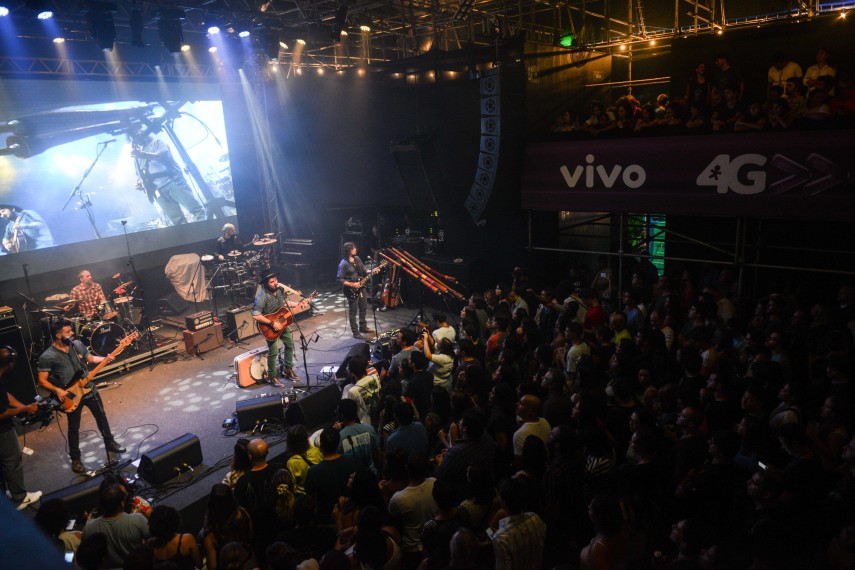 Show da banda Suricato na segunda noite do projeto Circo Voador - Exagerado 30 anos, no Arpoador.