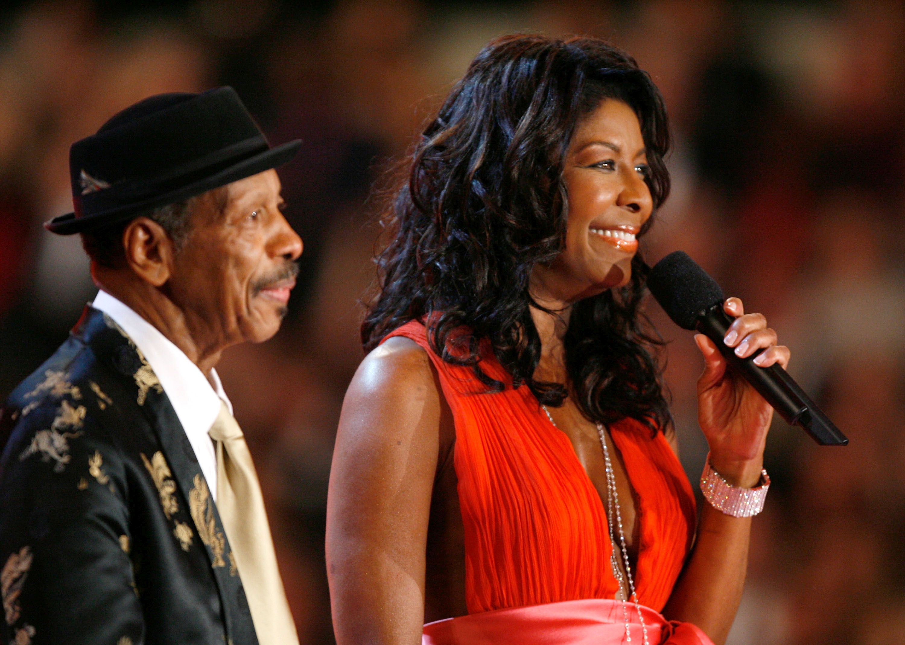 Ornette Coleman e Natalie Cole apresentam o Grammy