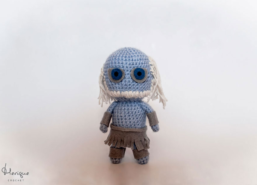 Até que ficou fofinho para um White Walker