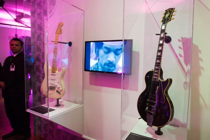 Guitarras usadas em Woodstock