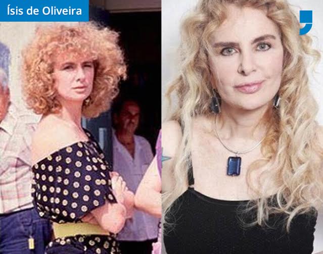 Ela é a irmã mais velha do furacão Luma de Oliveira. Nos anos 80, Ísis de Oliveira integrou o elenco dos programas de humor de Jô Soares. Ela também atuou em várias novelas da TV Globo, como 