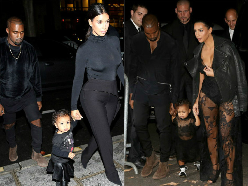 North West é tão pequenininha ainda mas já cheia de atitude nos modelitos. Os pais investem pra agarota ser uma grande fashionista no futuro 