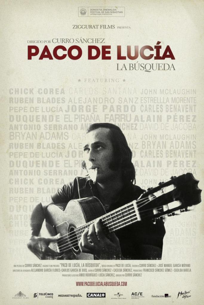 De Curro Sánchez. Paco de Lúcia, um dos maiores nomes da guitarra flamenca é visto no documentário dirigido e produzido por seus filhos