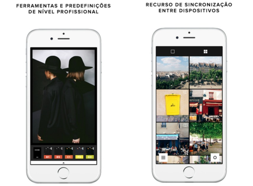 Um dos campeões absolutos quando o assunto é edição de fotos. Com alguns filtros pré-estabelecidos do app, você pode comprar alguns filtros extra, além de ajustar manualmente coisas como cor, contraste, brilho, exposição, etc.

Preço: Gratuito. Plataforma: Andorid, iOS e Windows Phone
