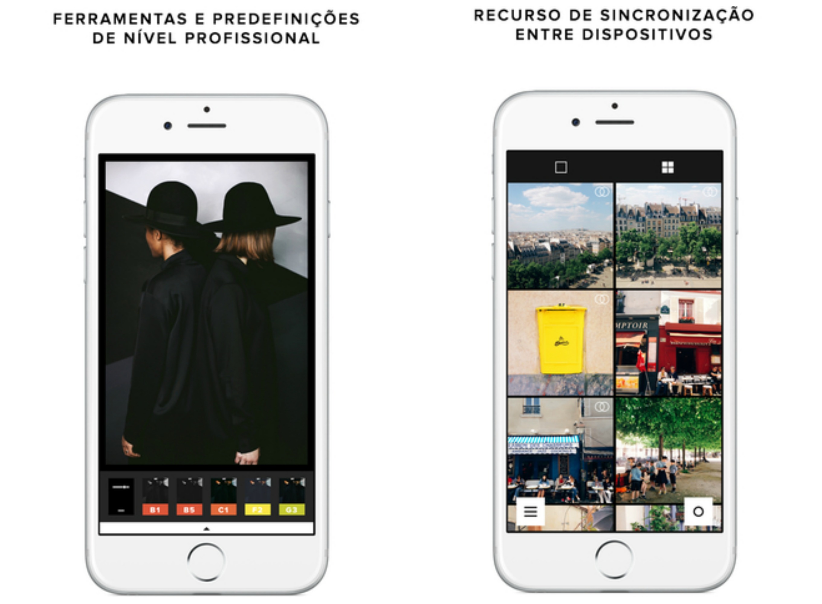 Um dos campeões absolutos quando o assunto é edição de fotos. Com alguns filtros pré-estabelecidos do app, você pode comprar alguns filtros extra, além de ajustar manualmente coisas como cor, contraste, brilho, exposição, etc.
Preço: Gratuito. Plataforma: Andorid, iOS e Windows Phone