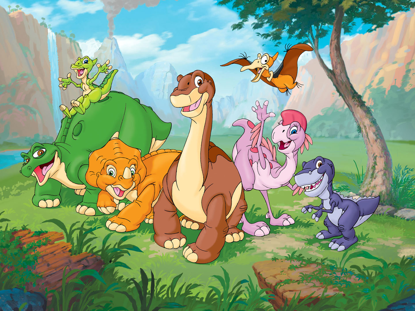 Quer filme para fazer homem grande chorar? Essa animação infantil de 1988 fez sucesso mostrando um grupo de dinossauros fofos em busca de um lugar mais verde e menos cheio de vulcões para viver