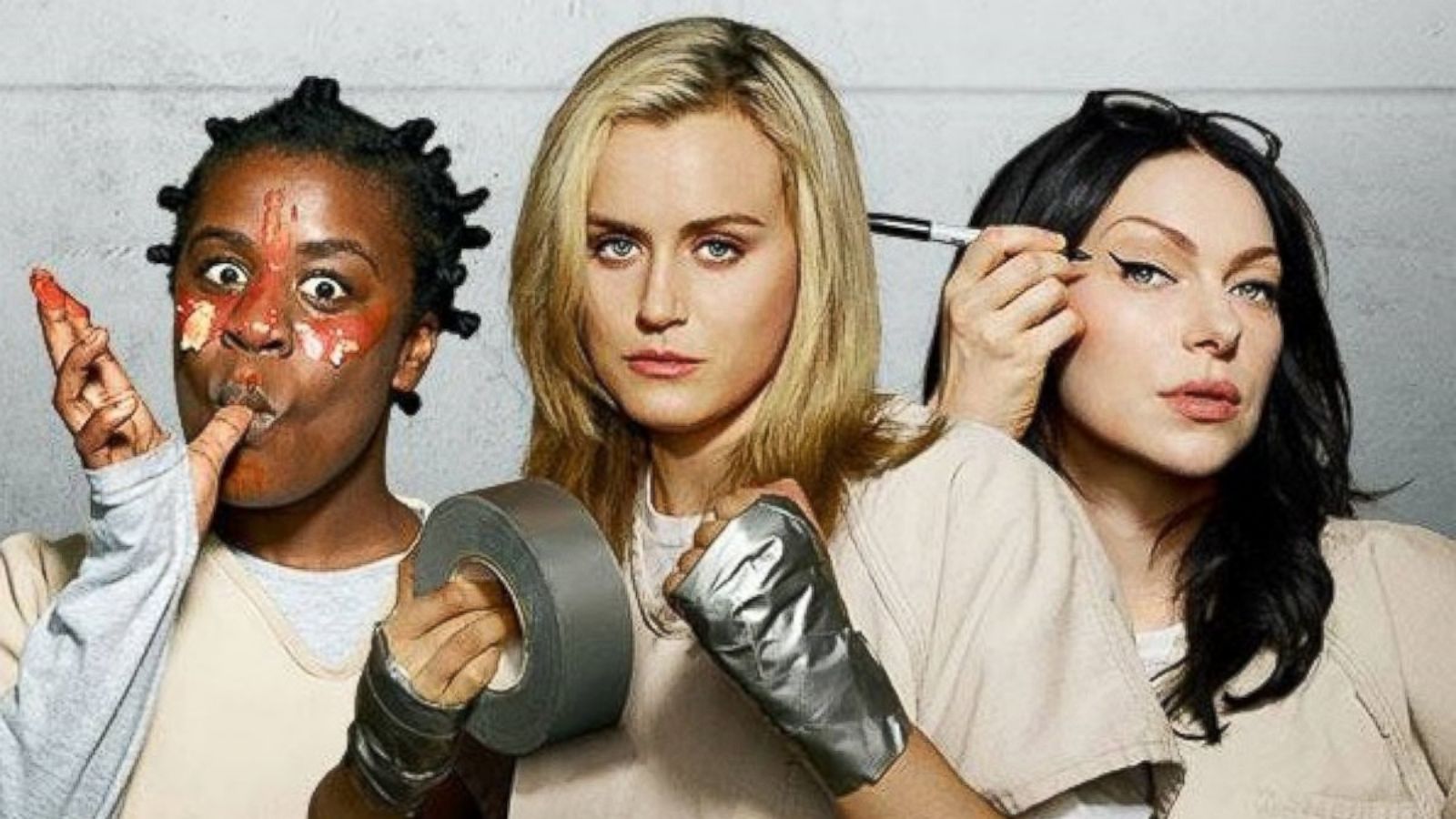 Outra série que não tem como escolher só um personagem é OITNB. Merecia uma lista só pra elas de tantas mulheres incríveis e marcantes. A história se passa no presídio de xxx e além da protagonista Piper e a sua amante-problema Alex, temos a determinada Poussey, a intimidadora Big Boo, a imprevisível Crazy Eyes, a charmosa Sophia, e por aí vai.
Aliás, a nova temporada estreia dia 12 de junho, na Netflix.