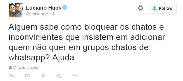 Ajuda, Lusiano! O que fazer com os 'inconvinientes'?