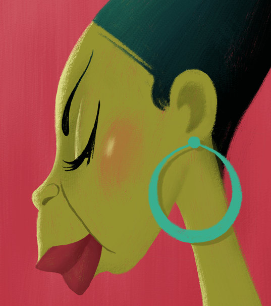 Ilustração da Nina Simone