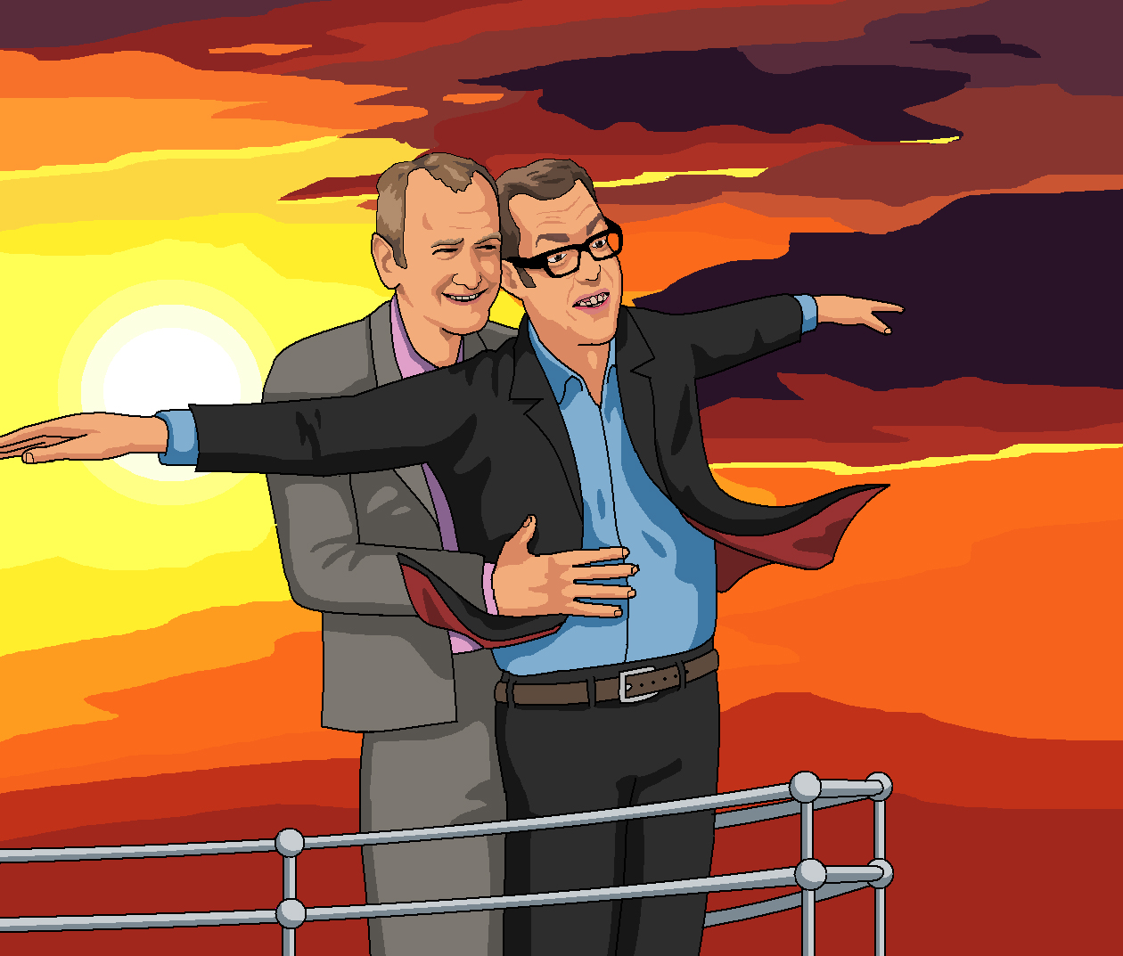 Desenho feito por Jim e exposto no tumblr Jim’ll Paint It