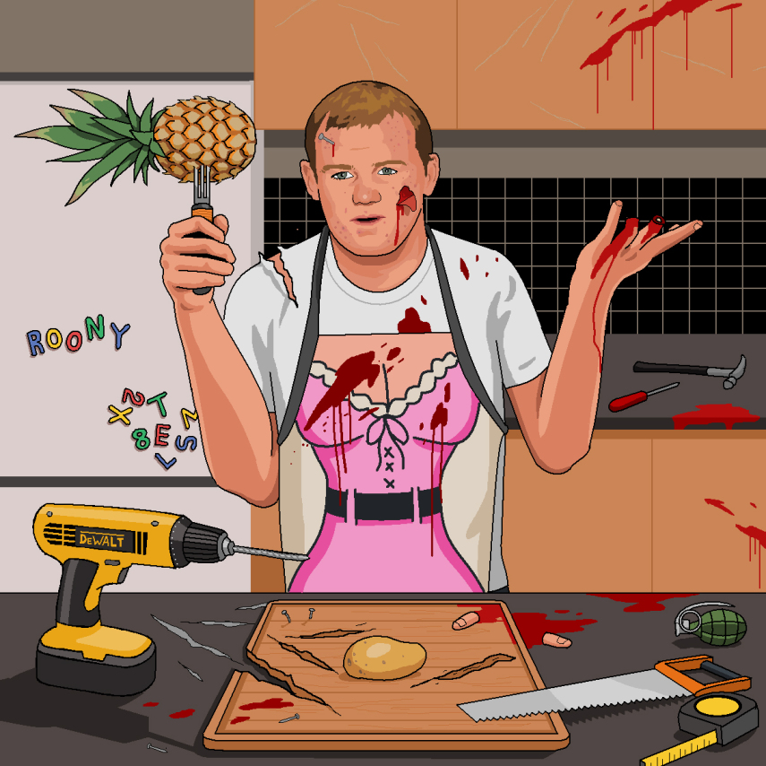 Desenho feito por Jim e exposto no tumblr Jim’ll Paint It