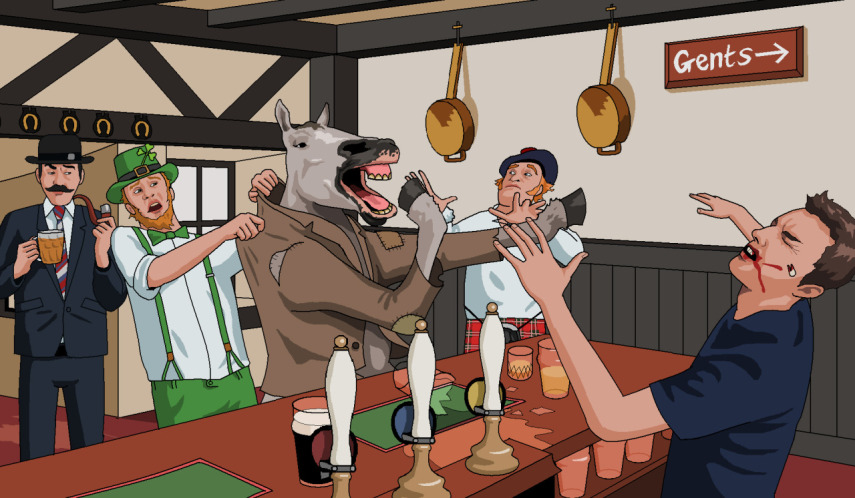 Desenho feito por Jim e exposto no tumblr Jim’ll Paint It