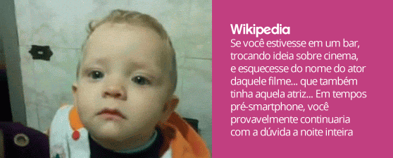 Se você estivesse em um bar, trocando ideia sobre cinema, e esquecesse do nome do ator daquele filme... que também tinha aquela atriz... Em tempos pré-smartphone, você provavelmente continuaria com a dúvida a noite inteira