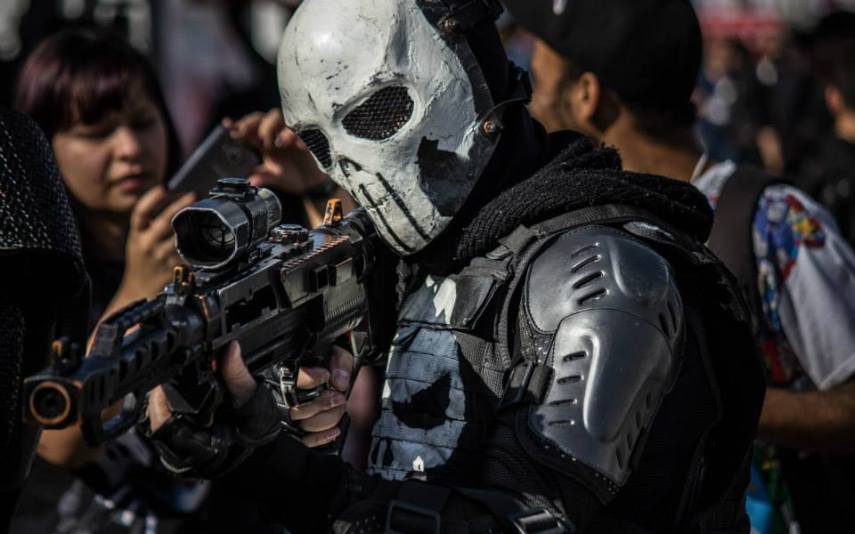 Cosplayer fotografado por Thiago Falcão na Anime Friends 2015