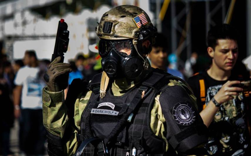 Cosplayer fotografado por Thiago Falcão na Anime Friends 2015
