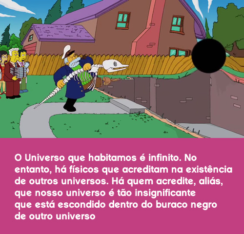 O Universo que habitamos é infinito. No entanto, há físicos que acreditam na existência de outros universos. Há quem acredite, aliás, que nosso universo é tão insignificante que está escondido dentro do buraco negro de outro universo