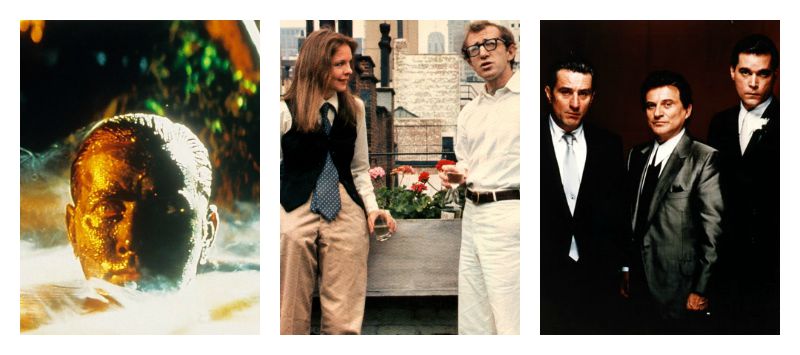 Apocalipse Now 1979, Annie Hall 1977, Os Bons Companheiros 1990