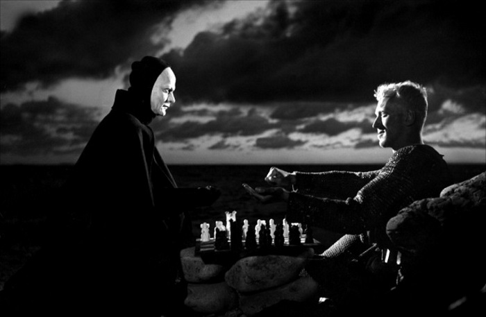 Do sueco Ingmar Bergman, gerou imagens icônicas do cinema - como o jogo de xadrez entre Max Von Sydow e a Morte 