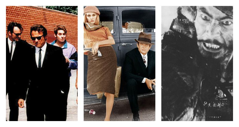 Cães de Aluguel 1992, Bonnie & Clyde 1967, Os Sete Samurais 1954