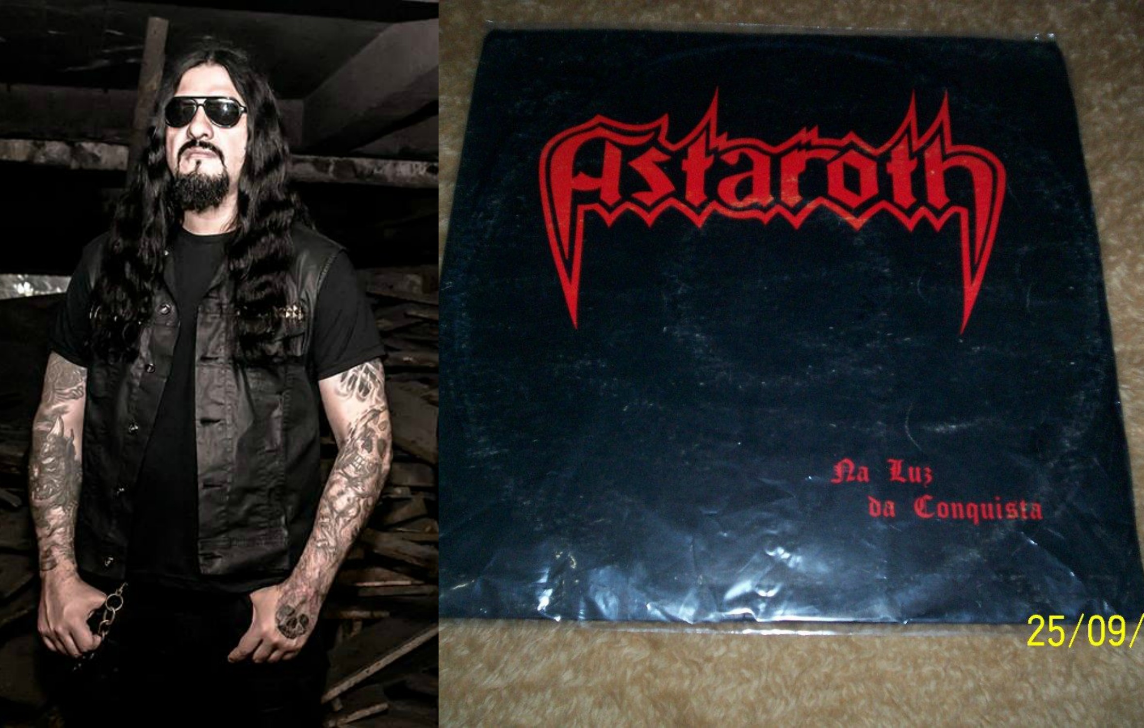 "O meu primeiro show foi da banda de heavy metal de Porto Alegre, Astaroth. O show foi muito bom, eu era muito fã desta banda. Eu tinha 13 anos e quase não me deixaram entrar, mas consegui e agitei o tempo todo. Depois desse show, quis ser guitarrista de uma banda de metal e aqui estou, fazendo hoje o que desejei naquele momento."