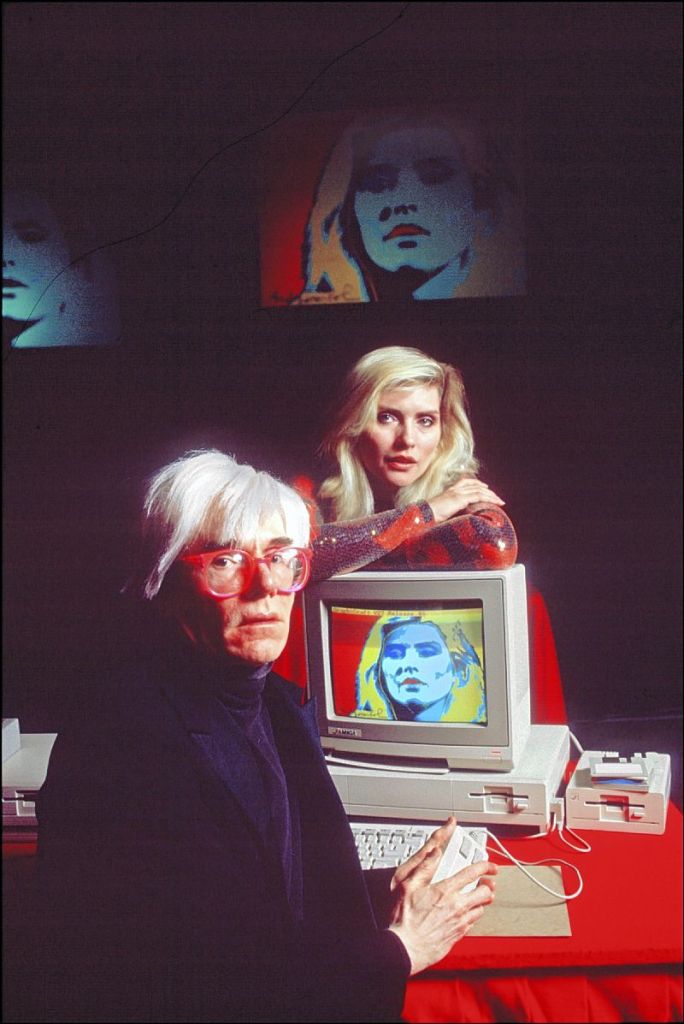 Andy Warhol e Debbie Harry