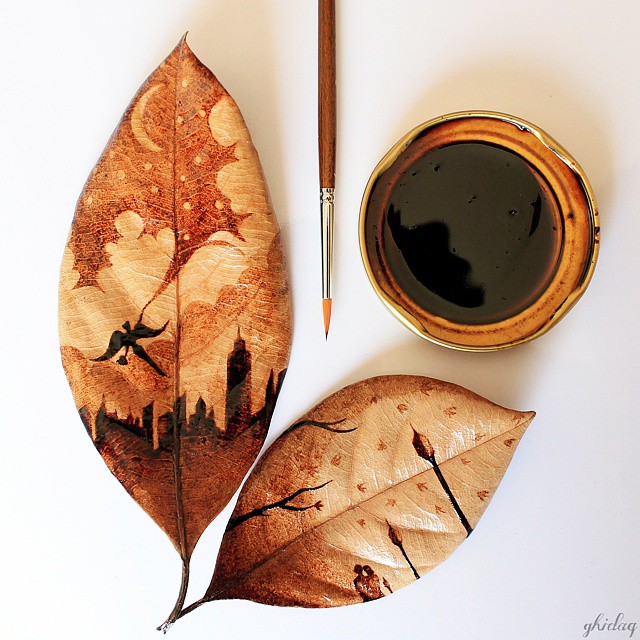 Artista faz artes incríveis usando borra e café como tinta