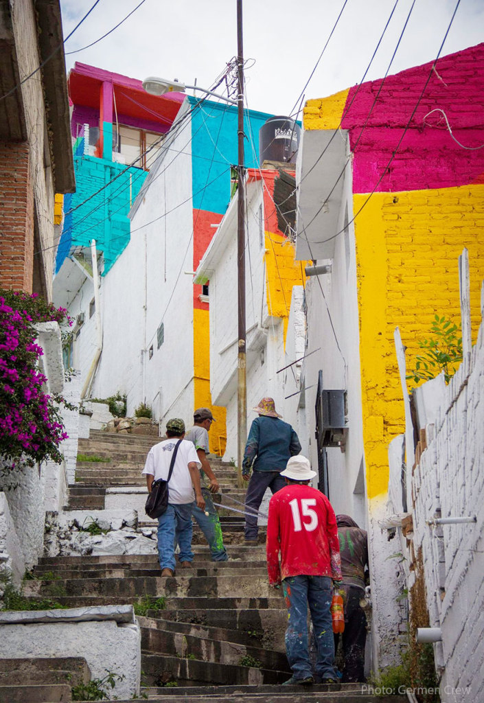 Grupo fechou acordo com o governo do México para dar uma cara nova à comunidade de Palmitas, no distrito de Pachuca