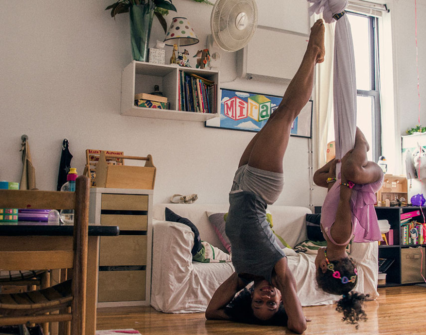 David Perkins fotografou bailarinos em suas próprias casas