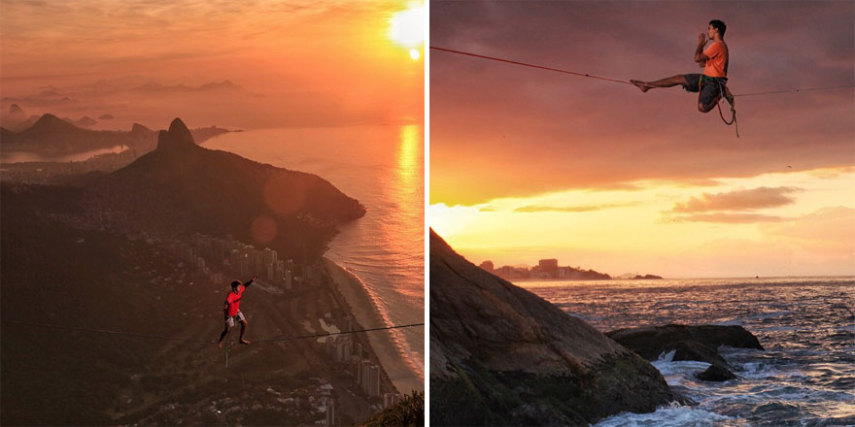 Murilo Vargas fez essas fotos no Rio de Janeiro, com atletas locais