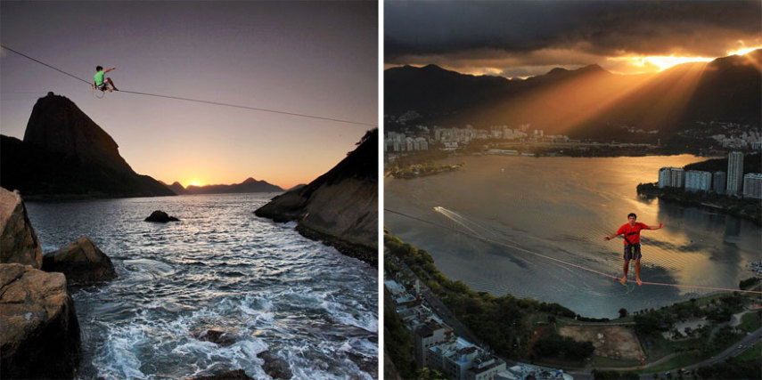 Murilo Vargas fez essas fotos no Rio de Janeiro, com atletas locais