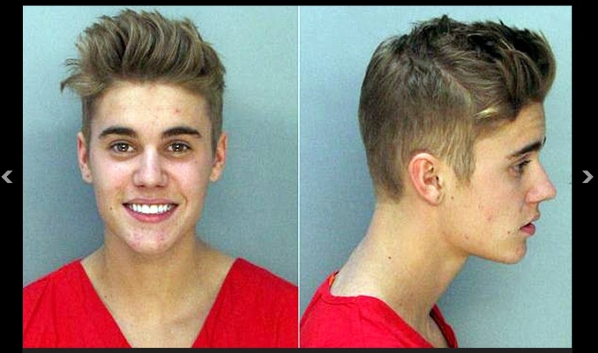 Ah, Justin... Mais um que resolveu dirigir depois de consumir drogas. Causou e desapontou as fãs!