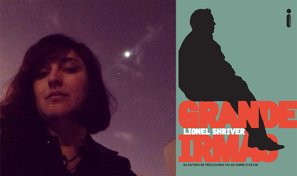 "Estou lendo <i>Grande Irmão</i>, da <b>Lionel Shriver</b> (que também escreveu <i>Precisamos Falar Sobre  o Kevin</i>) por indicação de uma nutricionista. Ele conta a história de uma mulher que recebe a visita do irmão mais velho, e ele está completamente diferente do cara descolado e galã de quem ela se orgulhava em ser parente. Muito legal para rever como lidamos com as aparências"
