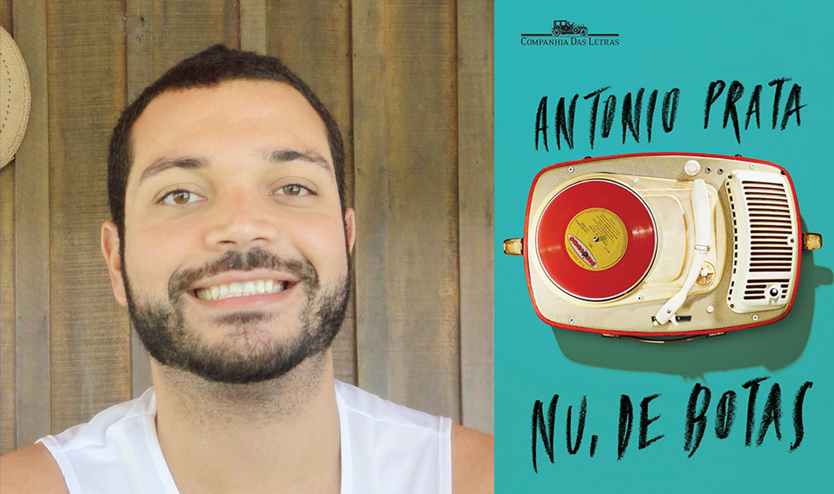 "Terminei de ler esses dias <i>Nu, de botas</i>, do <b>Antônio Prata</b>. É um livro de crônicas em que o autor lembra das suas histórias de infância de um jeito bem engraçadinho"