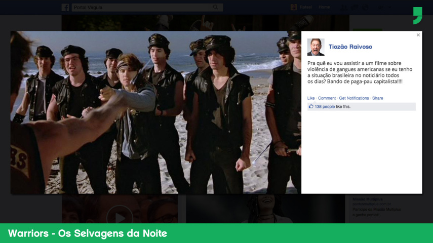 Isso é verdade: Warriors, quando lançado, gerou discussão por poder influenciar o aumento de gangues e de violência em grandes metrópoles.
