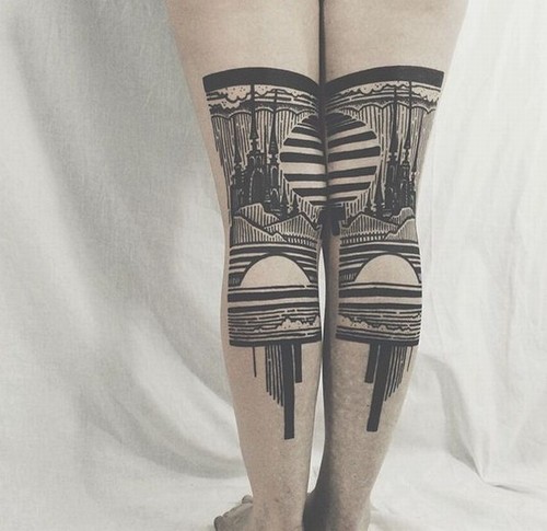 Dupla de artistas é especialista em tattoos que se completam