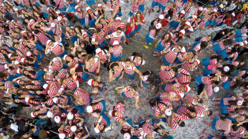 Onde Está Wally, Limassol Carnaval, Cyprus, por FlyovermediaCy