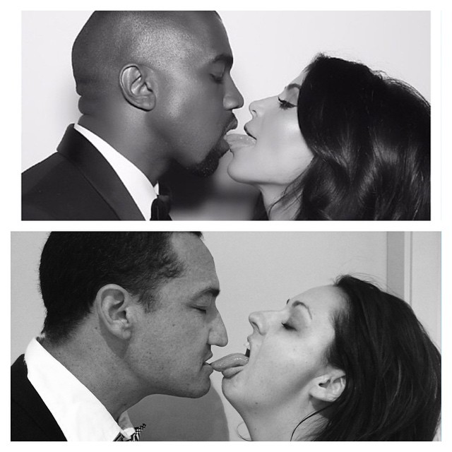 Quando você é a Kim Kardashian e o Kanye West, pode tirar a foto que quiser. O mesmo não vale para a gente, pessoal, dsclp.
